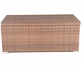 Порту сундук водонепроницаемый из искусственного ротанга, цвет коричневый