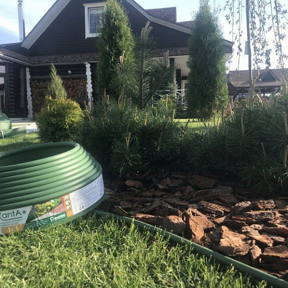 Бордюр садовый KANTA Standartpark SP Б-16000.10.02-ПП 82552 Бухта Оливковый 50 м фото 4