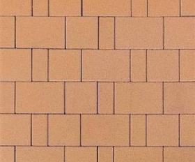 Тротуарная плитка 342 Механический завод Новый Город 40мм Бежевый