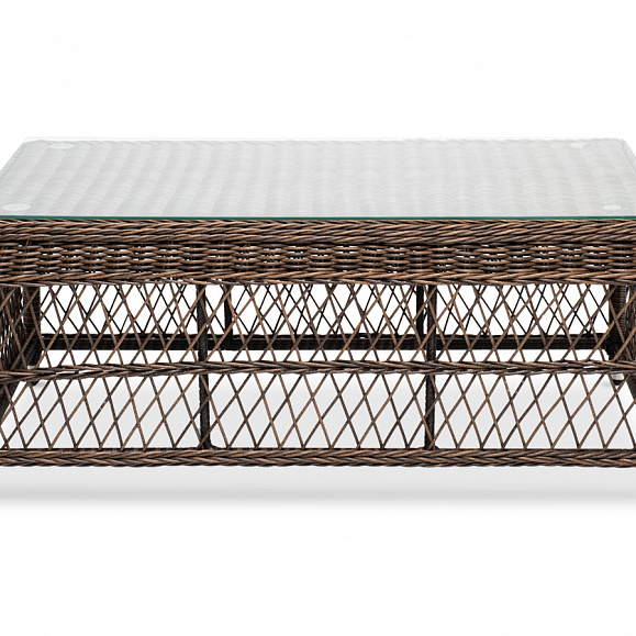 Гранд Латте стол журнальный из искусственного ротанга, цвет коричневый фото 2