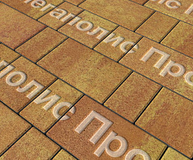 Тротуарная плитка Выбор Старый город Листопад 1Ф.8 80 мм Каир