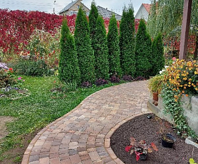 Тротуарная плитка Artstein Инсбрук Альт 60 мм Color Mix Берилл