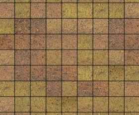 Тротуарная плитка Выбор Квадрат Б.3.К.8 100х100х80 мм Листопад Савана