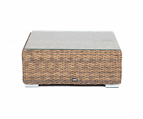 Лунго журнальный столик плетеный (гиацинт), цвет соломенный