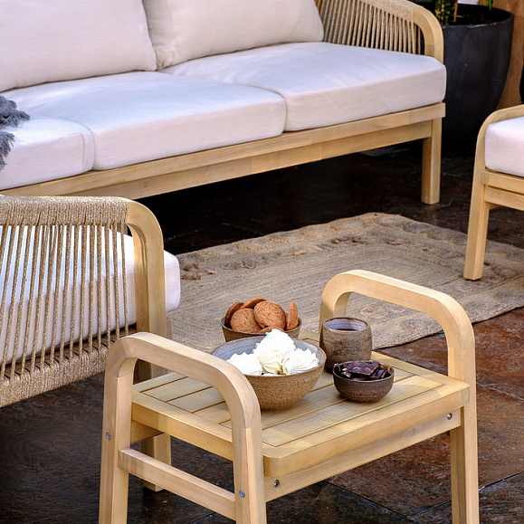 Диванная группа из акации RIMINI со столом 150 см L Joygarden фото 2