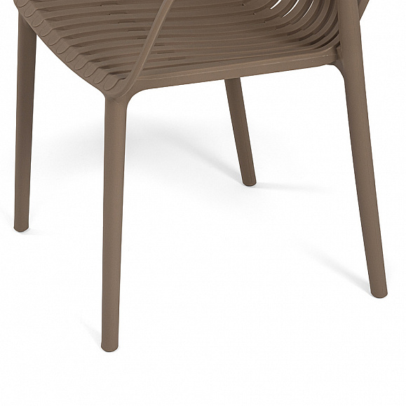 Мохито стул пластиковый, цвет бежево-коричневый фото 7