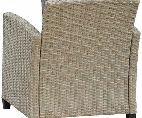 Плетеный комплект мебели с диваном AFM-804B Beige-Grey