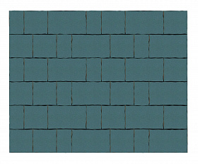 Тротуарная плитка Фабрика Готика Старый город 260х160х60, 160х160х60, 100х160х60, PROFI Синий на белом цементе ч/п