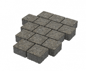 Тротуарная плитка Stellard Квадрат 150x150x80 мм Китайский гранит