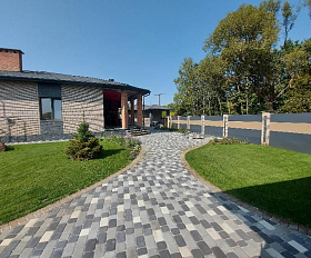 Тротуарная плитка Artstein Инсбрук Альт 60 мм Белый