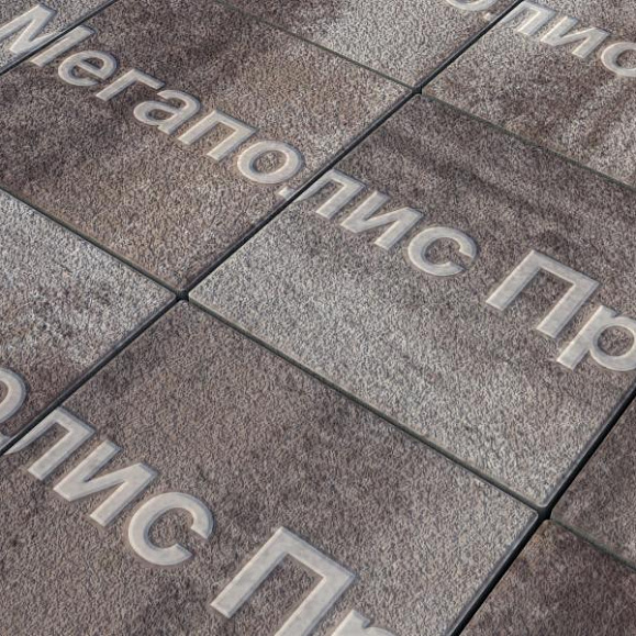 Тротуарные плиты Выбор Квадрум  В.1.К.10 300х300х100 мм Листопад Гранит Хаски фото 2