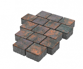 Тротуарная плитка Stellard Квадрат 150x150x80 мм Браун