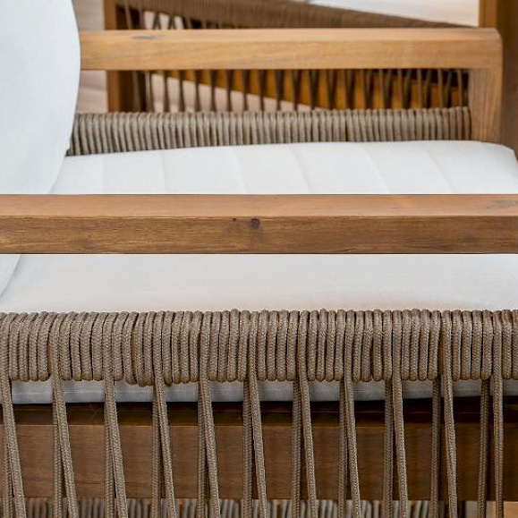 Обеденный комплект Grand Michelle Royal Family из дерева, цвет бежевый фото 9