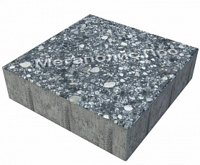 Тротуарная плитка Фабрика Готика Квадрат 300х300х60 мм Диорит FINO