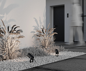 Ландшафтный светильник Scope Maytoni O025FL-01B цвет Черный