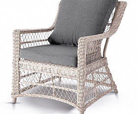 Гранд Латте кресло из искусственного ротанга, цвет бежевый
