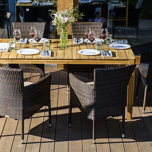 Обеденный комплект AURA 170 см на 6 персон с креслами Joygarden фото 6