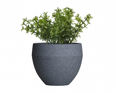 Кашпо Concretika Giro D40x34 Basalt