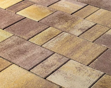 Тротуарная плитка Braer Старый Город Ландхаус 60 мм Colormix Степь