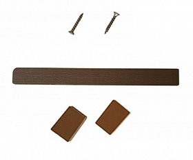 Комплект для скрытого крепления полнотелой доски и ступени Террапол