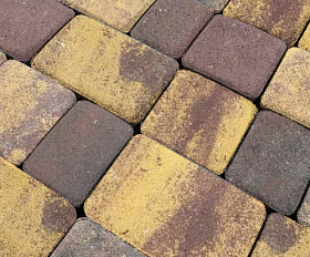 Тротуарная плитка Нобетек Новая Классика 1НКЛ5Ф Колормикс №21 Магма