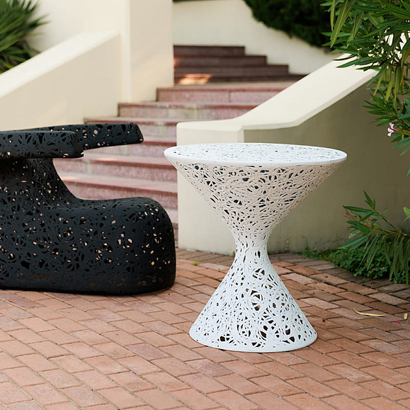 Стол Vitgarden Race Table d70 Bianco из базальта, цвет белый фото 3