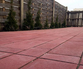 Тротуарная плитка Artstein Инсбрук Тироль 60 мм Красный