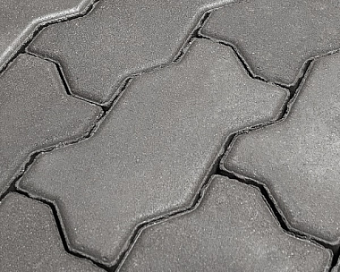 Тротуарная плитка Koldiz Волна 60 мм Стандарт Серый