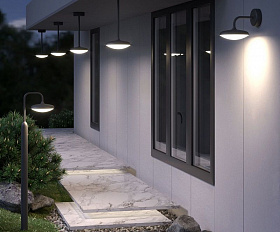 Уличный светильник Elektrostandard Portal 35162/D серый