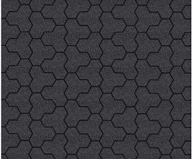 Тротуарный камень Выбор Трилистник В.7.Ф.10 100 мм Стоунмикс Черный