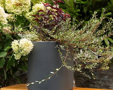 Кашпо Concretika Giro D40x34 Marengo