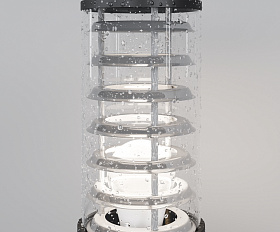 Ландшафтный светильник Bronx Maytoni O576FL-01B цвет Черный