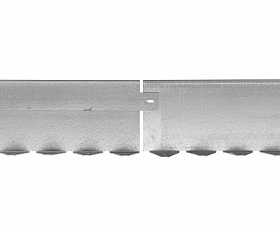 Металлический бордюр (толщина стали 1,5 мм) h80, L1200, b70