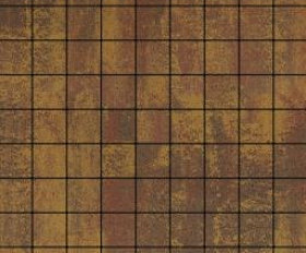 Тротуарная плитка Выбор Квадрат Б.3.К.8 100х100х80 мм Листопад Осень
