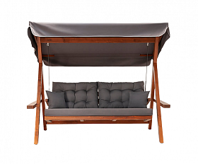 Качели Lyon Royal Family с серыми подушками