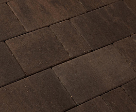 Тротуарная плитка 342 Механический завод Новый Город Классик ColorMix 80 мм Арабика