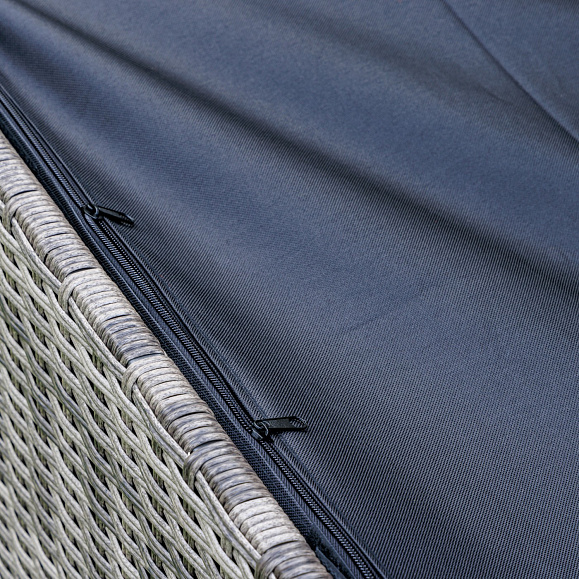 Сундук для хранения Karl 120 Royal Family из искусственного ротанга c колесиками, цвет серый фото 5