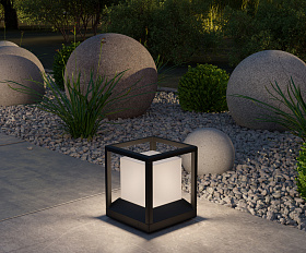 Ландшафтный светильник Trim Maytoni O455FL-01GF цвет Графит