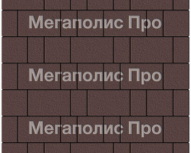 Тротуарная плитка Выбор Старый город А.1.Фсм.4 40 мм. Коричневый Гранит