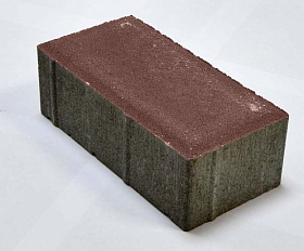 Брусчатка Лидер 40 Прямоугольник 200х100х80 мм Красный