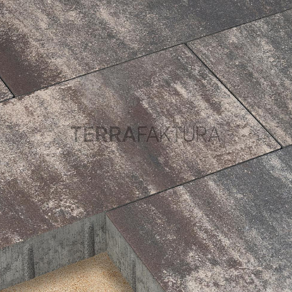 Тротуарная плитка Terrafaktura Ларго  60 мм Темный пласт фото 3