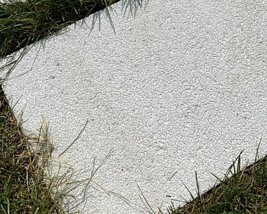 Пошаговая плита для дорожек 600х300х80 мм Белая с фактурой стоунмикс