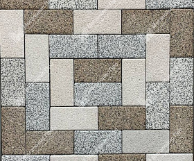 Брусчатка Выбор Прямоугольник Стоунмикс 2.П.8 80 мм. Белый