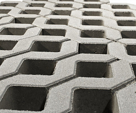 Газонная бетонная решетка Меба 400х600х100 мм