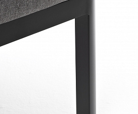 Париж модуль диванный алюминиевый центральный, цвет серый