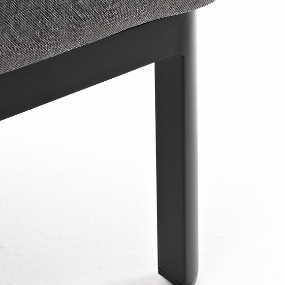 Париж модуль диванный алюминиевый центральный, цвет серый фото 6