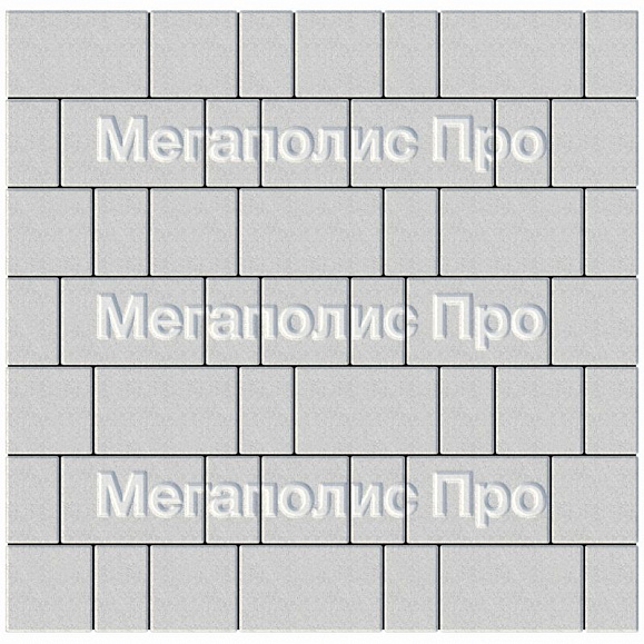 Тротуарная плитка Выбор Старый город А.1.Фсм.4 40 мм. Белый фото 3