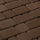 Тротуарная плитка 342 механический завод Классика 60 мм Темно-коричневый