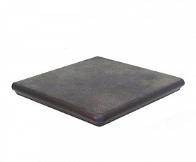 Клинкерная ступень угловая флорентийская Interbau Nature Art 118 Lava Schwarz 320*320*9,5 мм R10