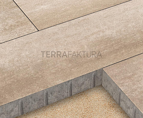 Тротуарная плитка Terrafaktura Лонго 900x300x80 мм Береговая дюна